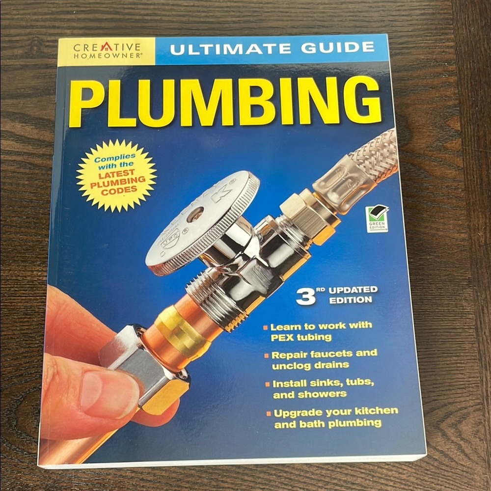 Creative Homeowner Ultimate Guide to Plumbing Book 3rd edition SoftCover Reno’s